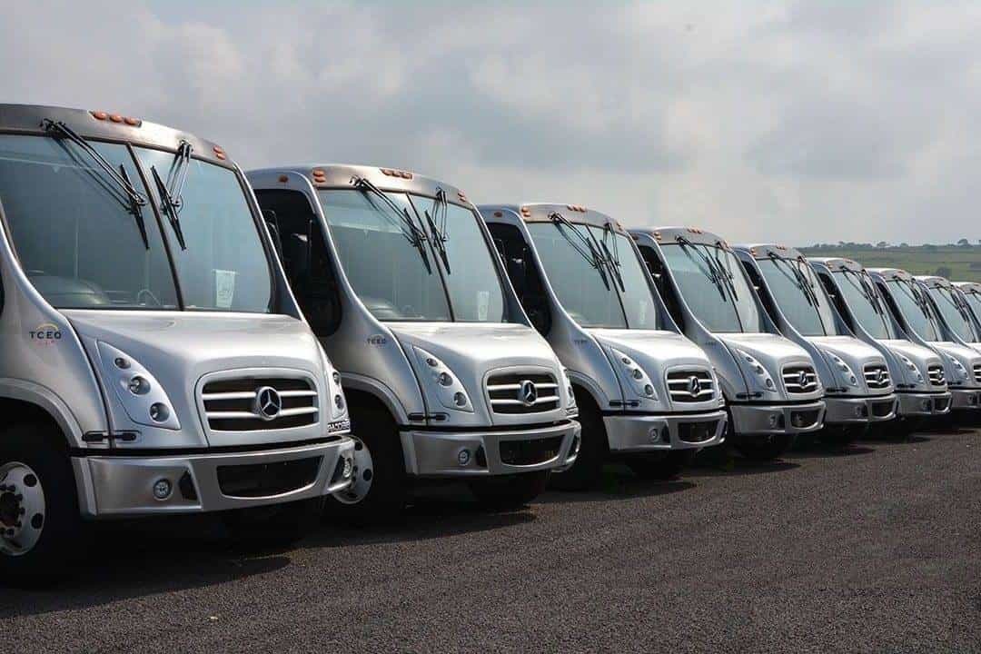 Captura del módulo Transporte de personal